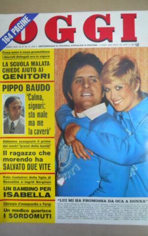 OGGI n°47 1974 Minnie Minoprio Giuliana Lojodice Giacinto Facchetti [G775]