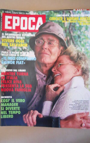 EPOCA n°1643-44 1982 Henry Fonda Giorgio Albertazzi Raquel Welch   [C37]