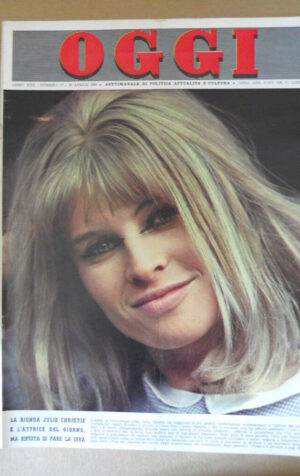 OGGI n°17 1966 Julie Christie Carlo Carrà - Migliori giocatori di Basket [G801]