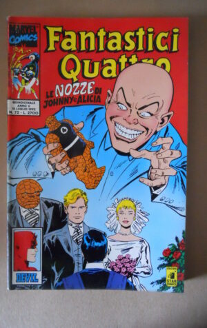 FANTASTICI QUATTRO n°72 1992  Marvel Italia  [G820]