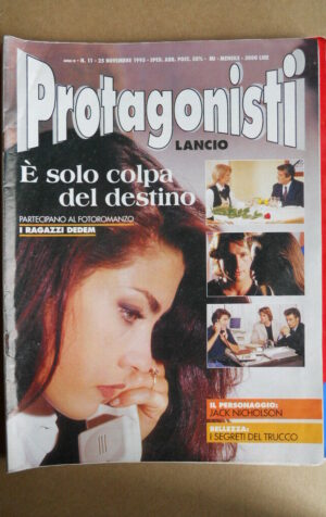 PROTAGONISTI Lancio n°11 1995 Rivista di Fotoromanzi [G829]