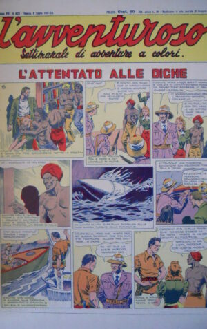 L' AVVENTUROSO Volume 15 Cartonato rilegato Anno 1941  [GS52]