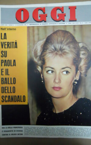 OGGI n°51 1963 Paola di Liegi Caso Nigrisoli Fabrizio Capucci + Inserto  [C53A]