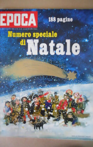 EPOCA 951 1968 Numero di NATALE con raro inserto I PIU BEI PRESEPI ITALIA [D39]