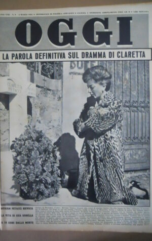 OGGI n°9 1961 Claretta Petacci I mIsteri di Venere Aquila del Montello  [G858]