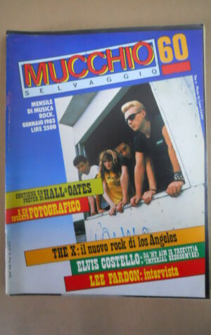 Mucchio Selvaggio n°60 1983 The X Bob Marley Lee Fardon Elvis Costello  [G872]