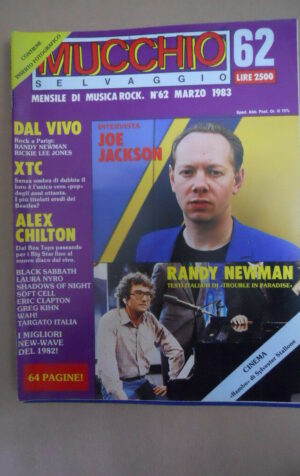 Mucchio Selvaggio n°62 1983 Joe Jackson Randy Newmann Sylvester Stallone [G872]