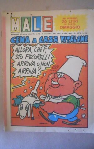 IL MALE n°44 1980 - Rivista satirica politica  [G484]