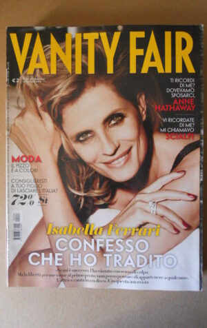 VANITY FAIR #28 2012 Isabella ferrari Anne Hathaway Scialpi [N1]