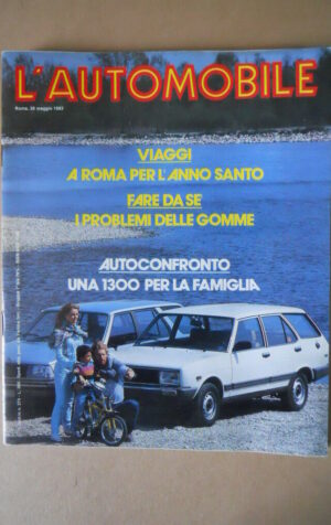 L' AUTOMOBILE 274 1983 Renault 18 TL Break Fiat 131 Panorama Kadett Voyage [P62]