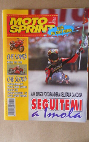 MOTOSPRINT n°35 1996 Cagiva Ferrari F4 Bimota 500 Ducati Super Turismo [MS15]