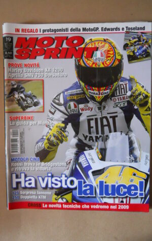 MOTOSPRINT n°19 2008 Harley Davidson XR 1200 Aprilia SMV 750 Dorsoduro + [MS15]
