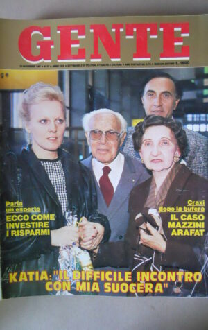 GENTE 47 1985 PippO Baudo Raffaella Carrà Japino Lady Diana Carla Fracci [G66B]