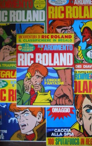 RIC ROLAND lotto di n°5 Volumi Albi Ardimento anno 1971 [G579]