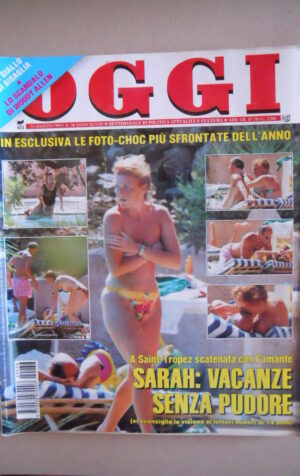 OGGI 36 1992 Woody Allen Nadia Rinaldi Mike Tyson Sean Connery Sandrelli [LOTM-1