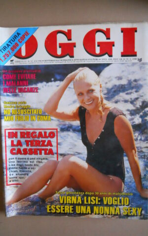 OGGI n°32 1990 Virna Lisi Mara Venier Gabriella Ferri Delitto Montesi  [G798]