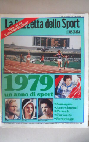 Gazzetta Sport Illustrata 51-52 1979 Gianni Rivera 1979 Un anno di sport [G52C]