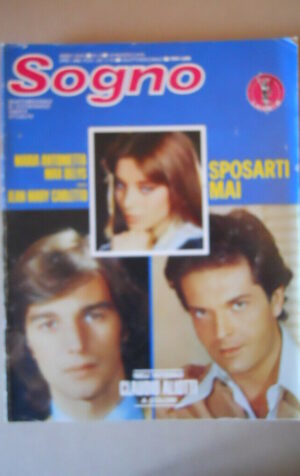 SOGNO n°9 1978 con FOTO Claudio Aliotti  Fotoromanzo edizioni Lancio  [VL29]