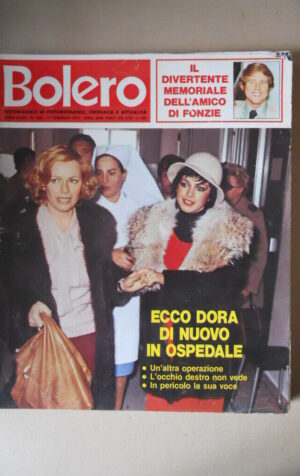 BOLERO n°1658 1979 Poster Alan Sorrenti - Christopher Reeve Ron Howard [VL19]