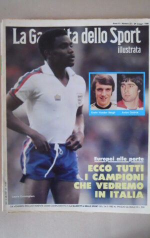 Gazzetta Sport Illustrata 21 1980 Laurie Cunningham Vandn Bergh Ondrus [G52C]