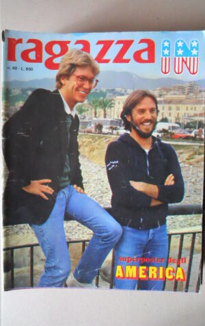 RAGAZZA IN n°40 1982 con Maxi Poster AMERICA Giuliano Gemma Al Corley [MV15]