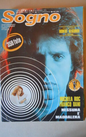 SOGNO n°23 1979 con FOTO ROBERT GLIGOROV Fotoromanzo edizioni Lancio  [VL28]