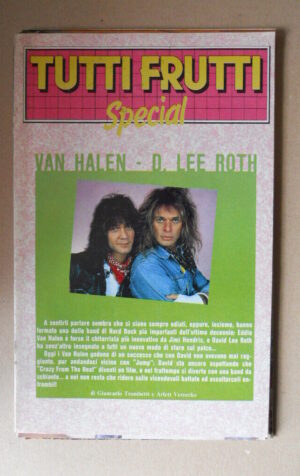 Tutti Frutti Specials inserto 1985 - Speciale VAN HALEN D. LEE ROTH [MV19A]