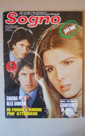 SOGNO n°17 1979 Gianfranco De Angelis Fotoromanzo edizioni Lancio  [VL29]