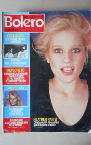 BOLERO n°1863 1983 Heather Parisi Cheryl Ladd Catherine Spaak [VL18]