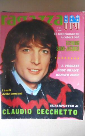 RAGAZZA IN n°13 1981 con Maxi Poster Claudio Cecchetto Ivano Fossati Zero [MV19C