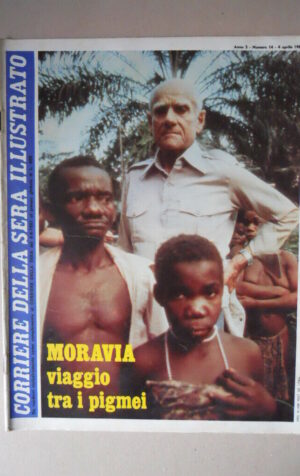 CORRIERE DELLA SERA ILLUSTRATO suppl.04-04-1981 Alberto Moravia [VL19]
