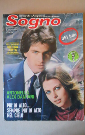 SOGNO n°12 1980 con FOTO MARINA COFFA Fotoromanzo edizioni Lancio  [VL29]