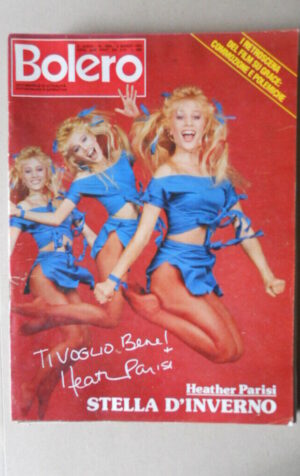 BOLERO n°1869 1983 Heather Parisi Linda Evans Milva Romy Schneider  [VL18]