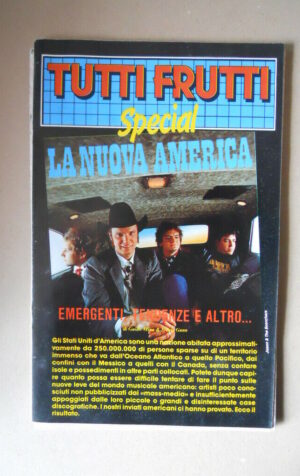 Tutti Frutti Specials inserto 1985 - Jason & The Scorchers REM [MV19A]