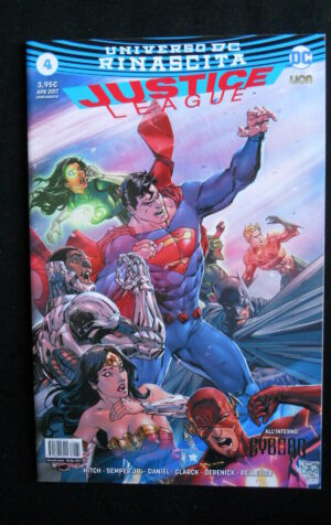 JUSTICE LEAGUE #4 2017 (62) Universo Dc Rinascita Dc Comics Lion [G700]
