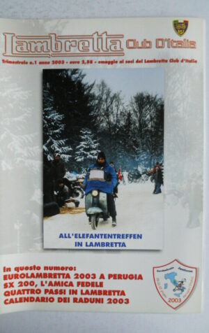 LAMBRETTA CLUB D'ITALIA n°1 2003 Fanzine di appassionati  [Q31]