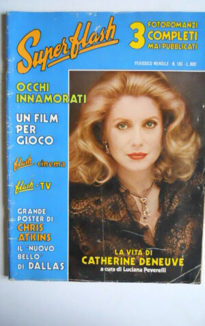 SUPERFLASH n°185 1983 Catherine Deneuve - Poster Chris Atkins [js7]
