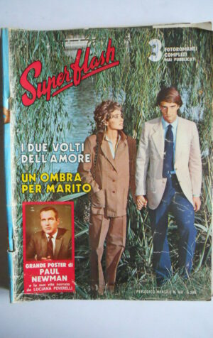 SUPERFLASH n°168 1982 Poster Paul Newman con racconto di Peverelli [js7]