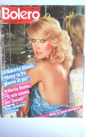 BOLERO n°1751 1980 Isabella Ferrari Marc porel Carrie Fisher Gloria Guida [js7]