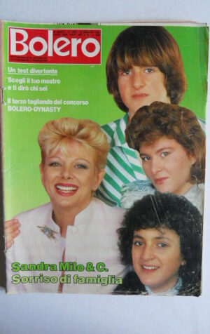BOLERO n°1880 1983 Sandra Milo Eleonora Brigliadori Ricchi e Poveri  [js7]
