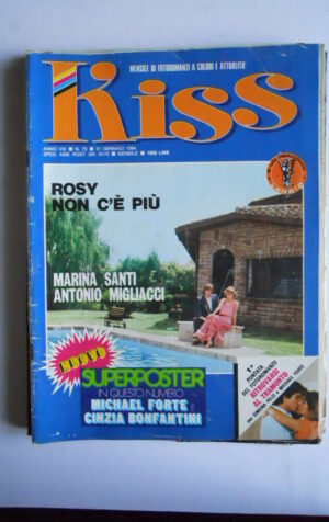 KISS n°75 1984  Rivista di Fotoromanzi [js3]