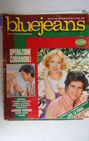 BLUEJEANS n°29 1978 Fotoromanzo Condor - Poster Luis La Torre  [JS16]