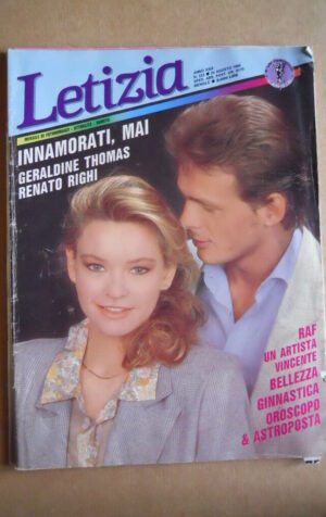LETIZIA Fotoromanzo n°522 1989 ed. Lancio  [G578]