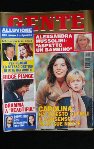 GENTE 47 1994 Alessandra Mussolini Tiberio Murgia Ornella Muti Soraya Osiris [C1