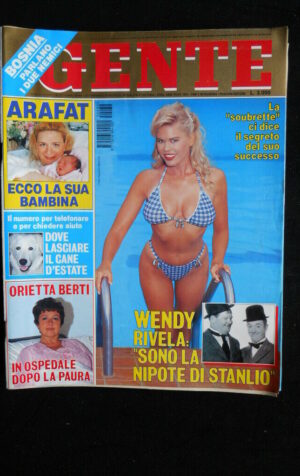 GENTE 32 1995 Orietta Berti Alida Valli Carla Bruni Orietta Berti Gardini [SC63]