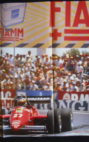 Poster 60x90 cm MICHELE ALBORETO FERRARI 156 / 1985 [AS5-144]