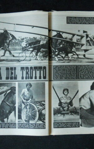 SPORT ILLUSTRATO 18 1951 La signora del trotto Freda Shetler Gino Cappello [GS35
