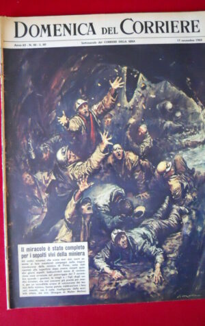 DOMENICA CORRIERE 46 1963 Stirling Moss Story - Tragedia del Vaiont [C25G]