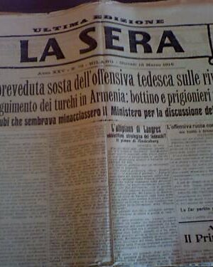 La Sera 16/03/1916 Offensiva tedesca sulla Mosa