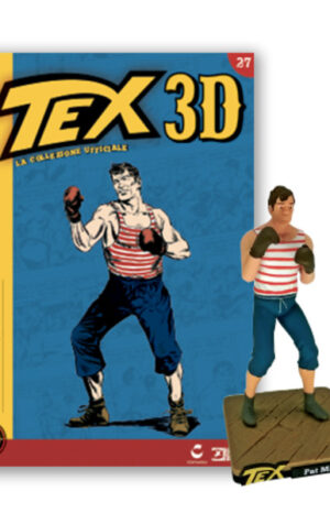 TEX 3D collezione PAT MAC RYAN Statuina Figure 12 cm Nuovo Blisterato Bonelli
